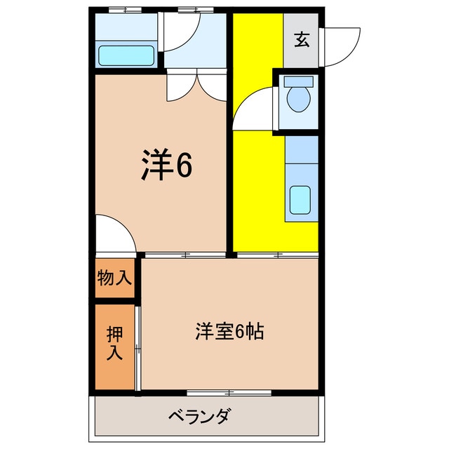 ドエルサエキの物件間取画像