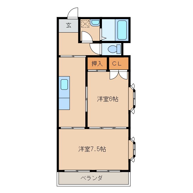 シンセールメゾンⅡの物件間取画像