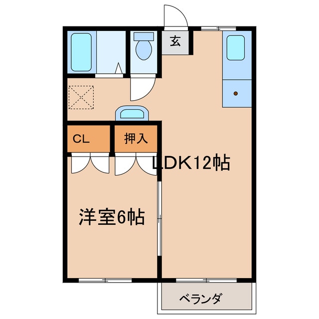 セイシェルハイムⅤの物件間取画像