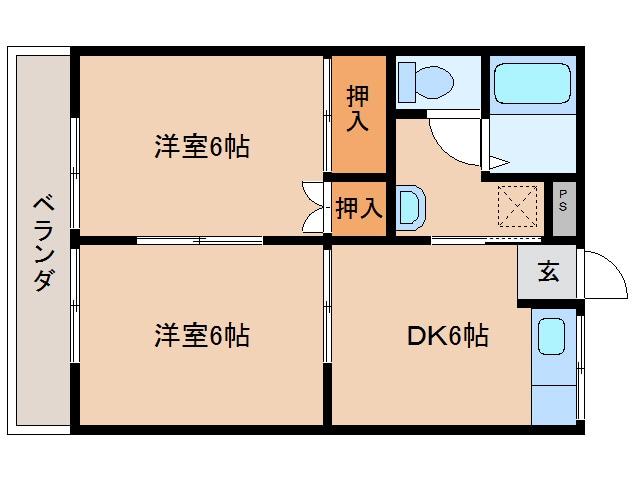 リバーサイド自由ヶ丘の物件間取画像