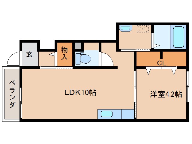 ラピスラズリーの物件間取画像