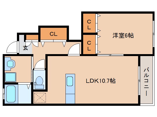 Ｈ・クレメントの物件間取画像
