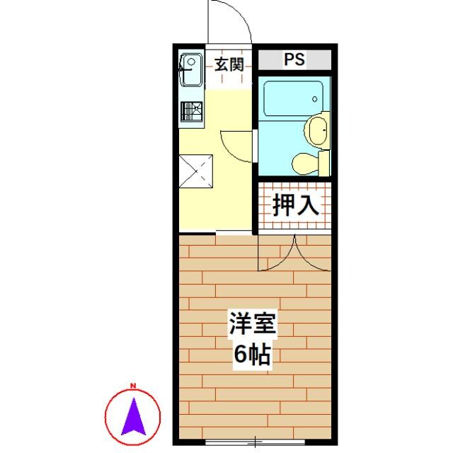 ガーデンTM２の物件間取画像