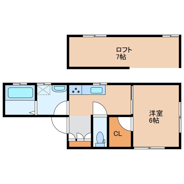 カーサ広原の物件間取画像