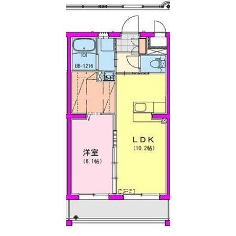 ルミナス下川東の物件間取画像