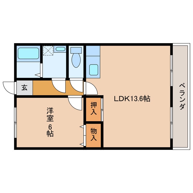 メゾンド都原の物件間取画像