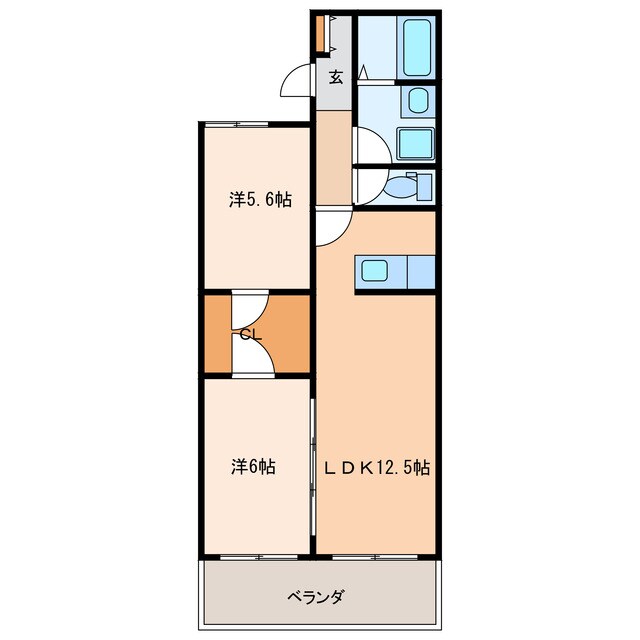 Lien Mon coeurの物件間取画像