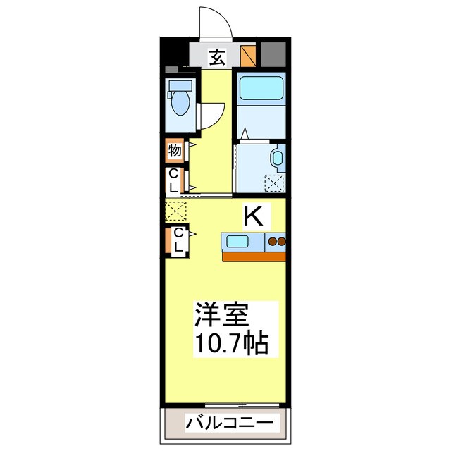 八反丸ビルⅡの物件間取画像