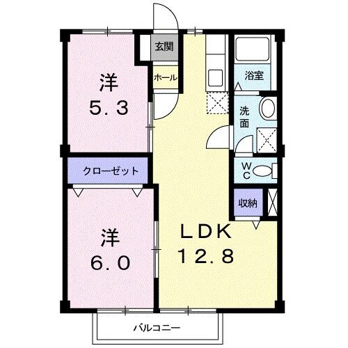 メゾンパーク前田の物件間取画像