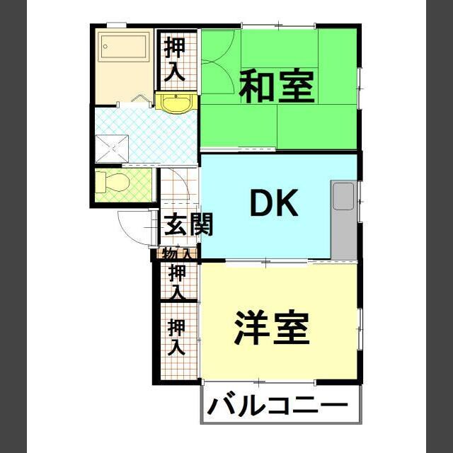 アーバンパレスCの物件間取画像