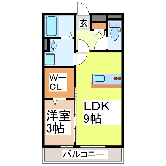 ルルディの物件間取画像