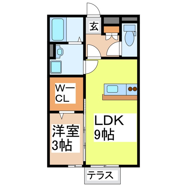 ルルディの物件間取画像