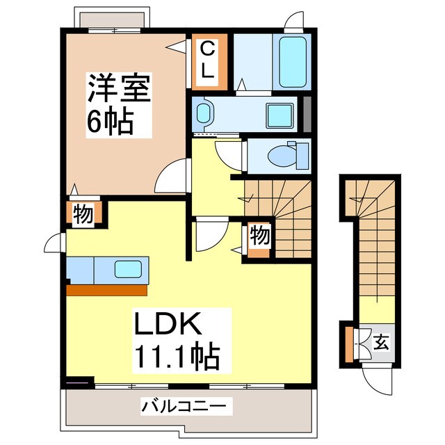グリーンアベニューＥの物件間取画像