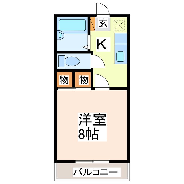 メゾン北町Ⅱの物件間取画像