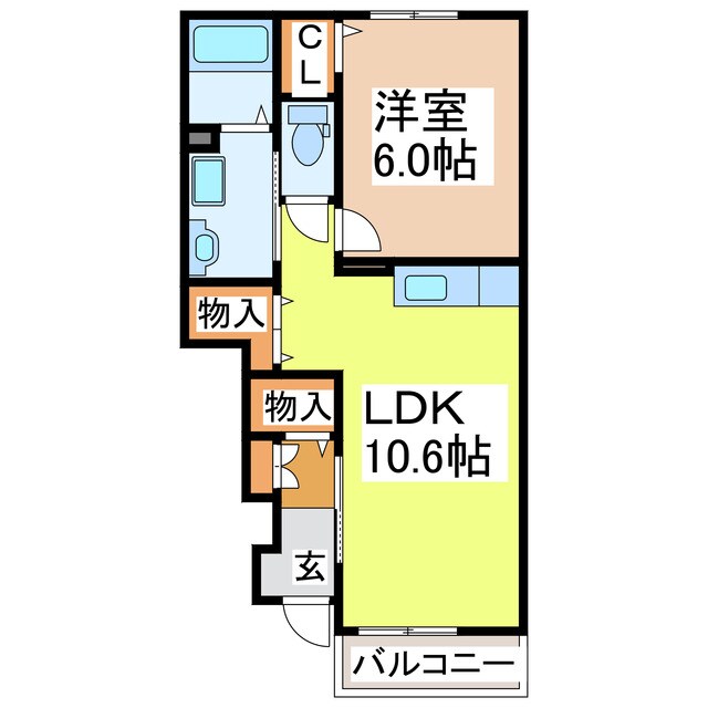 ＮＭＯＮ・Ⅱ　Ｊの物件間取画像