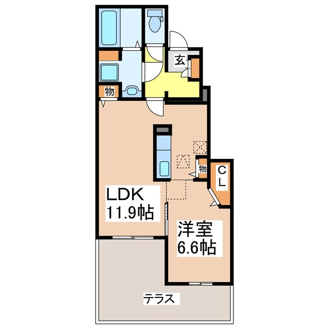 フリーダムⅡの物件間取画像