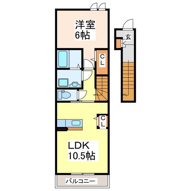 Ｐｉａｇｅｔ萩原の物件間取画像