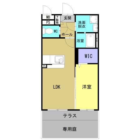 フルールの物件間取画像