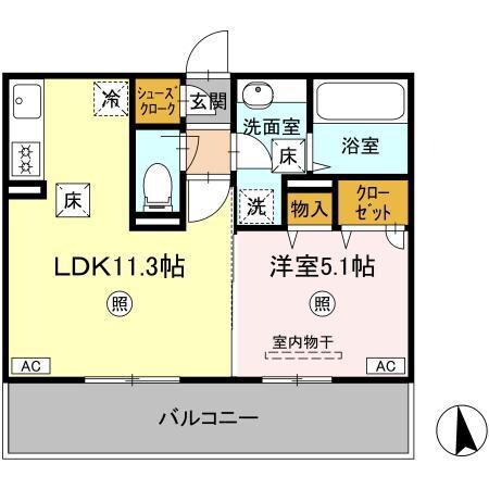 アクシスの物件間取画像