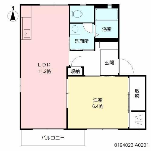 ジーニアスの物件間取画像