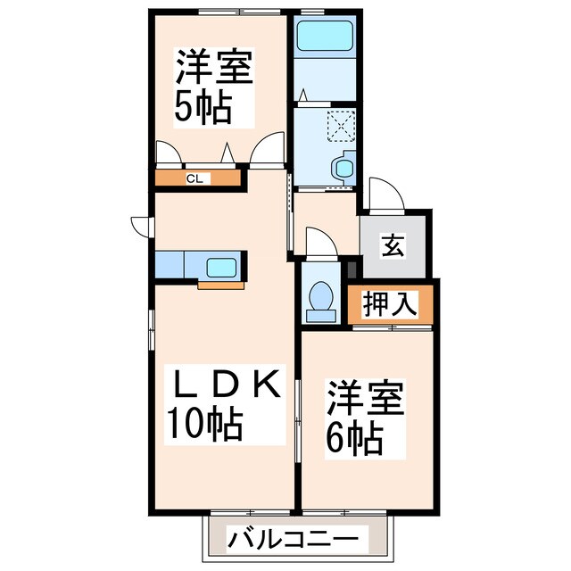 戸島駐車場前 徒歩2分 1階の物件間取画像