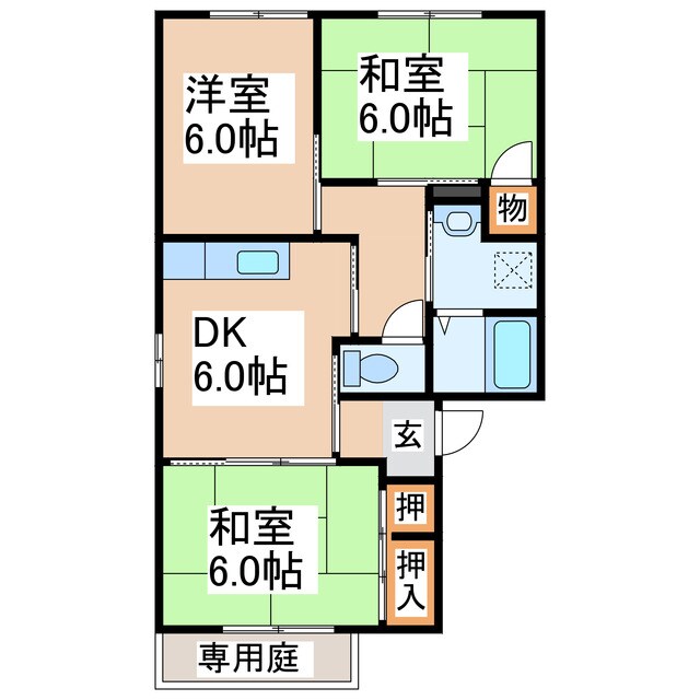 エントピア上野の物件間取画像