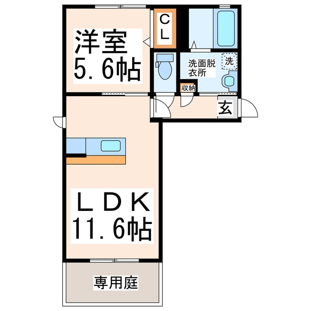 シャーメゾンＵＥＮＯⅠの物件間取画像