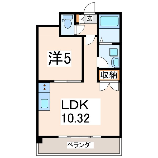 動植物園入口駅 徒歩2分 6階の物件間取画像