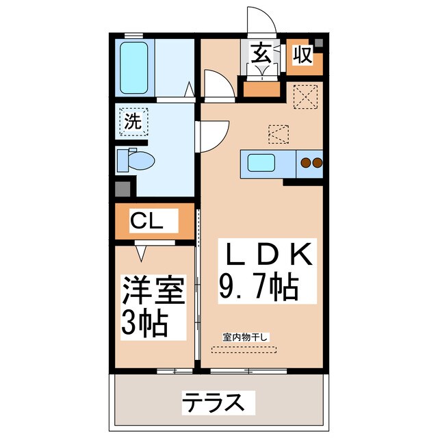 グリュックシャンの物件間取画像