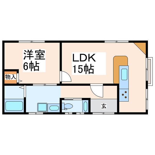 第12三共新町ハイツの物件間取画像