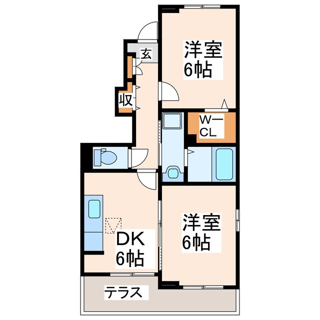 ダイナソーＶの物件間取画像