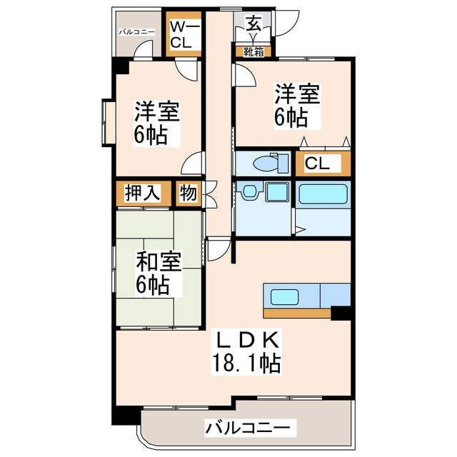 エクセレントMの物件間取画像