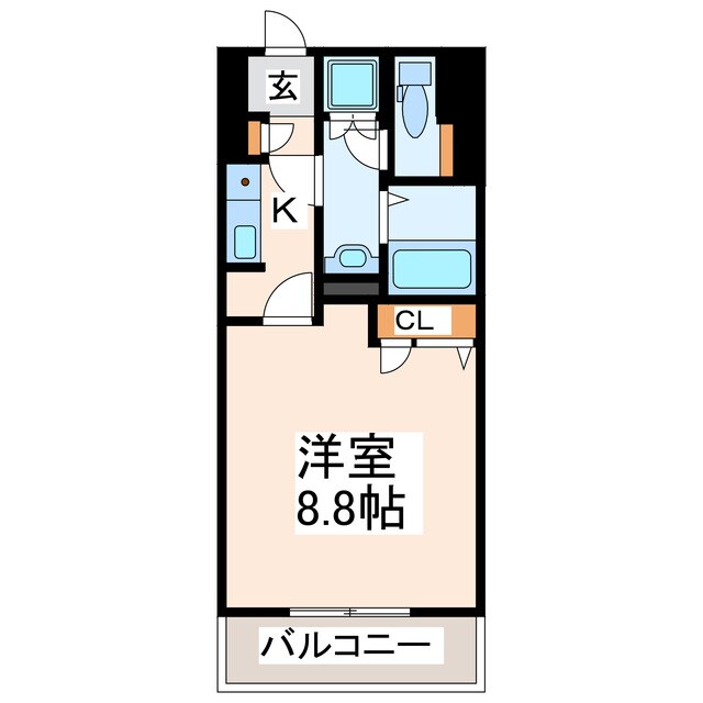 自治会館入口 徒歩3分 6階の物件間取画像