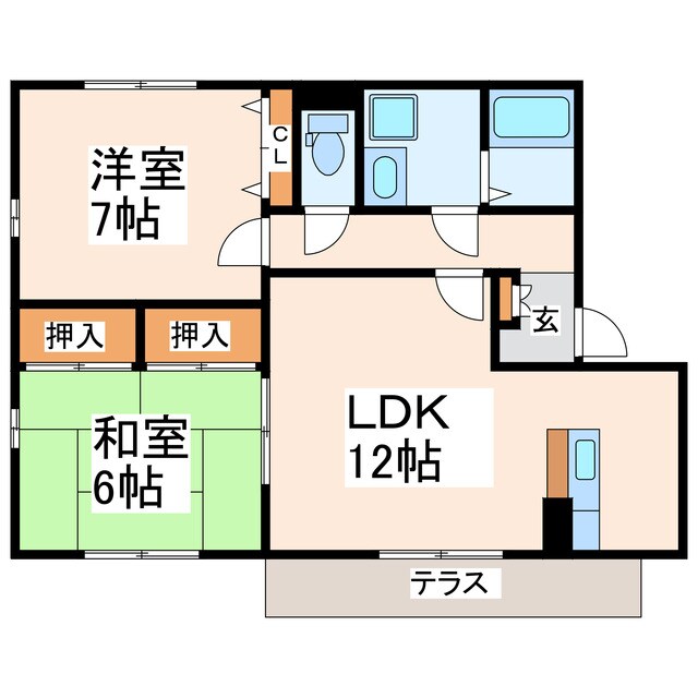 ＲグレイⅡの物件間取画像