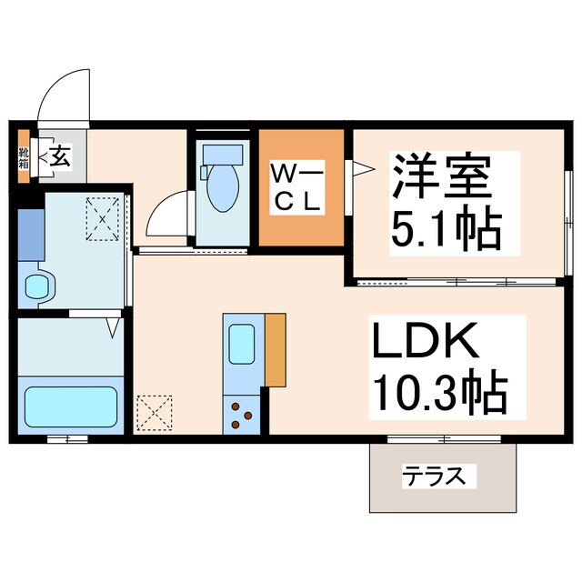 ラ　ティアラの物件間取画像