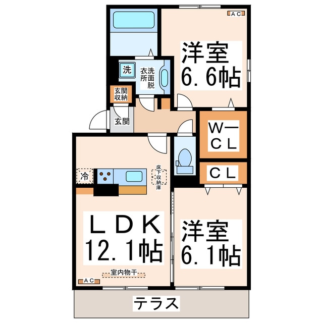 小峯営業所 徒歩1分 1階の物件間取画像