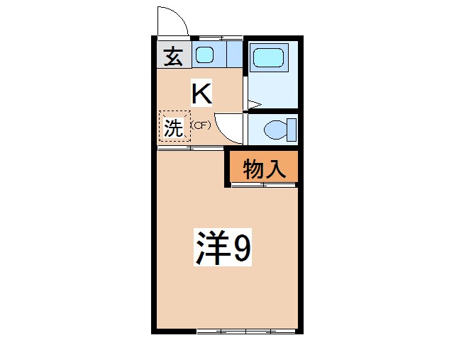 ヴィレッヂ　ノブの物件間取画像