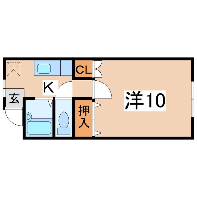 フレンディーＫＡＺの物件間取画像