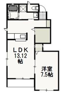 グランクレスト　Ａ棟の物件間取画像