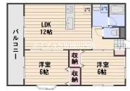 サンガーデン福富EASTの物件間取画像