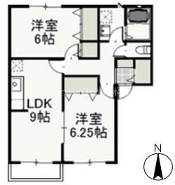 クリスタルパレスＣ棟の物件間取画像