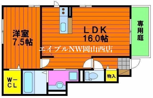 トゥールモンドの物件間取画像