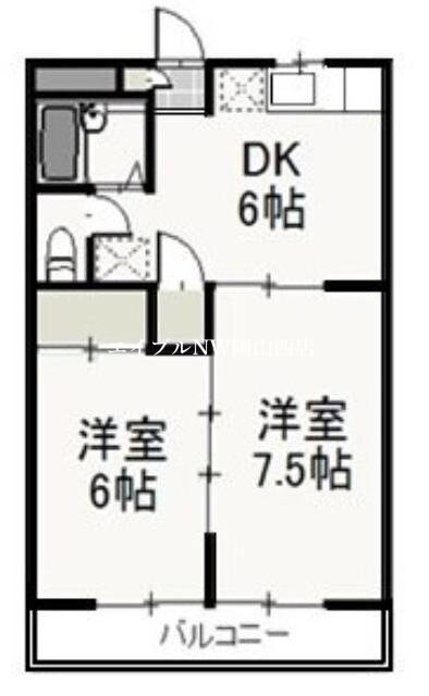 ディアトレス下中野の物件間取画像