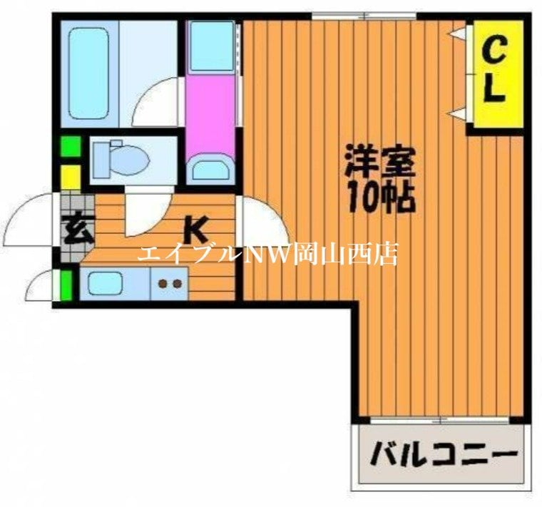 ピアルアーナ東古松の物件間取画像