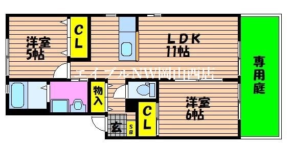 シャーメゾン光田の物件間取画像