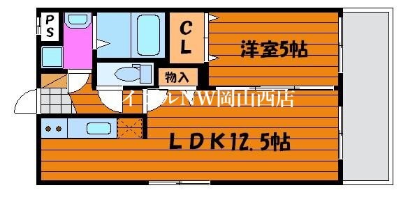 サウスコート西市の物件間取画像