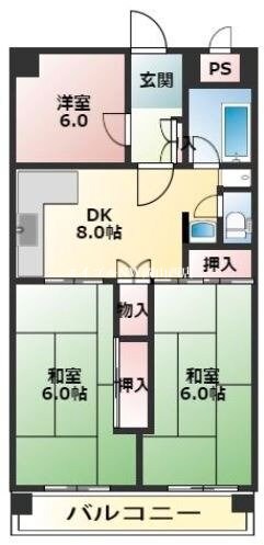 ナガシオビルの物件間取画像