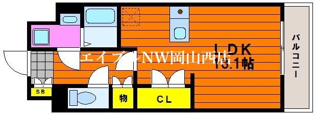 アルティザ東島田の物件間取画像