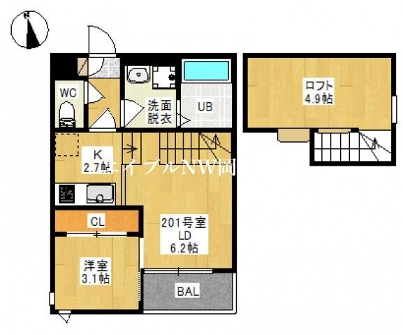 GRANDTIC ZEROの物件間取画像