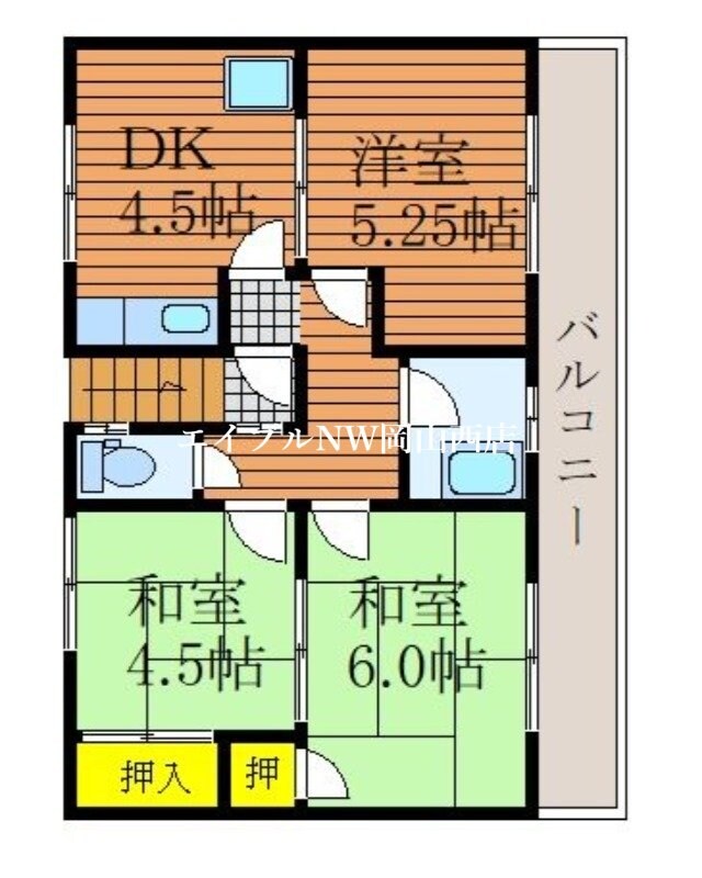 洲崎3丁目借家の物件間取画像